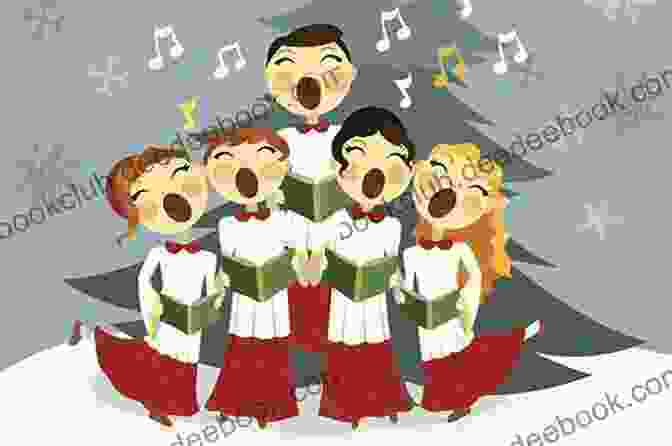 A Picturesque Scene Of A Choir Singing Christmas Carols By A Decorated Christmas Tree French Horn For Kids: Christmas Carols Classical Music Nursery Rhymes Traditional Folk Songs