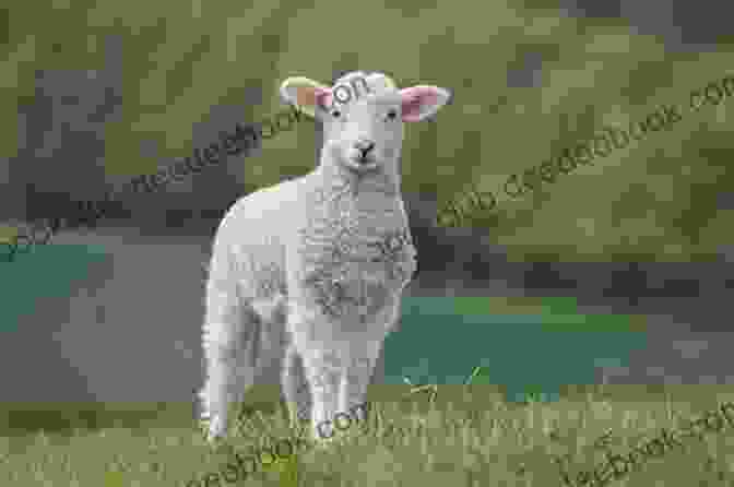 A Scared Sheep Standing In A Field The Scared Sheep Needed A Shot