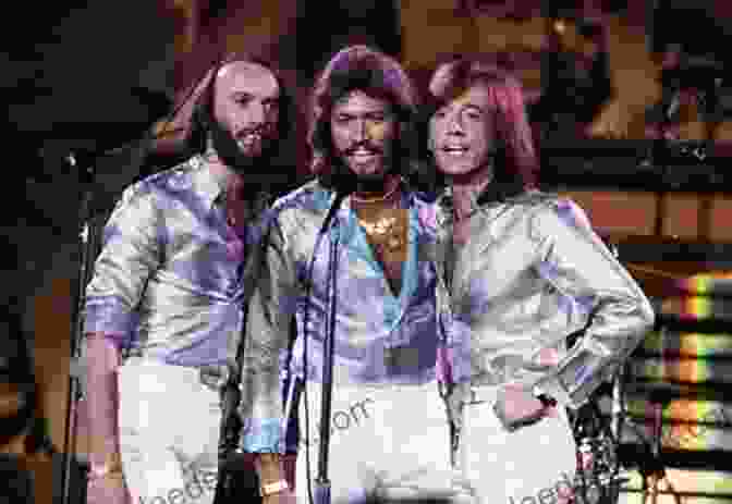 An Iconic Image Of The Bee Gees, Featuring The Three Brothers: Barry, Robin, And Maurice Gibb. The Bee Gees: The Biography