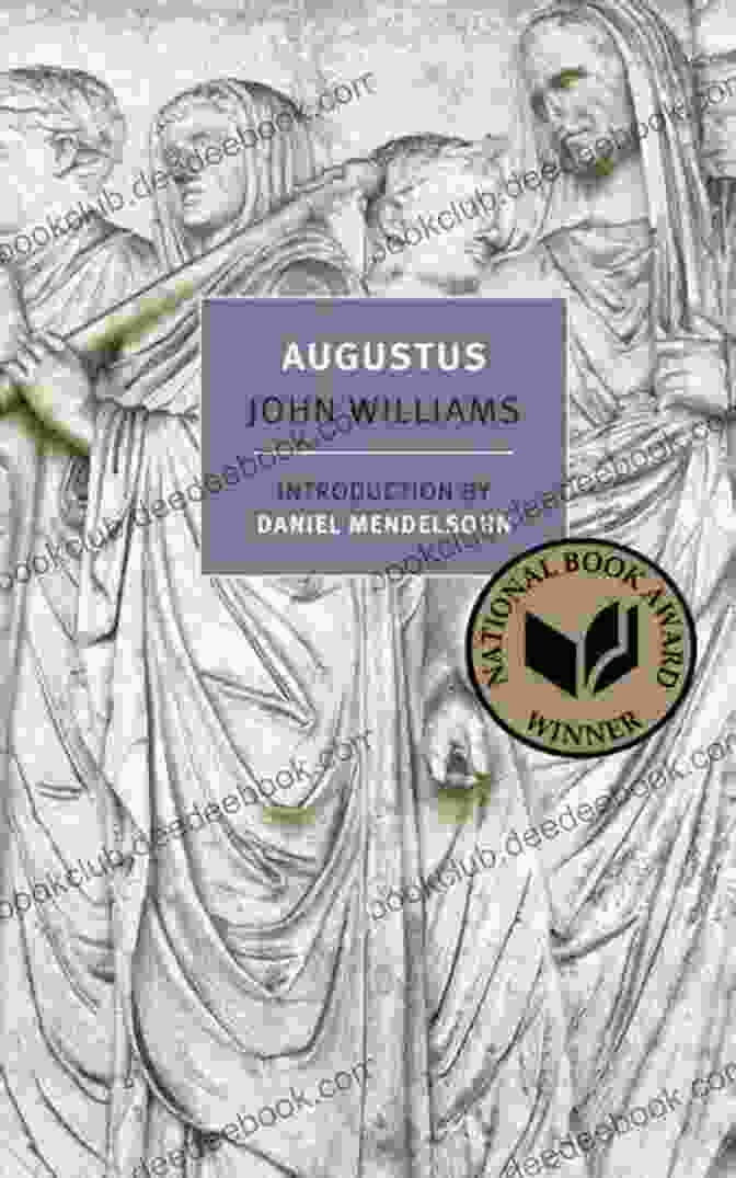 An Image Of A Stack Of Augustus New York Review Classics Books With A Quill Pen Resting On Top. Augustus (New York Review Classics)