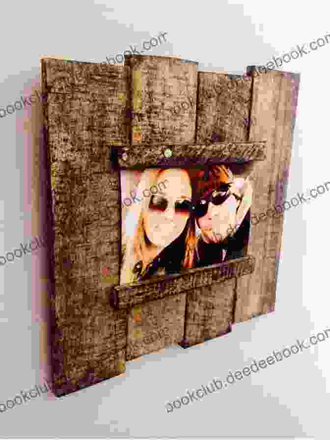DIY Picture Frame Made Of Wood With A White Finish And A Photo Of A Family Inside Quilting With Kids: 16 Fun And Easy Projects To Make Together