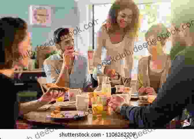 Group Of Friendly Locals Gathered Around A Table, Sharing Laughter And Stories Hello World : Happy County 1